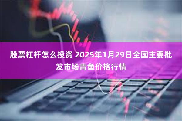 股票杠杆怎么投资 2025年1月29日全国主要批发市场青鱼价格行情